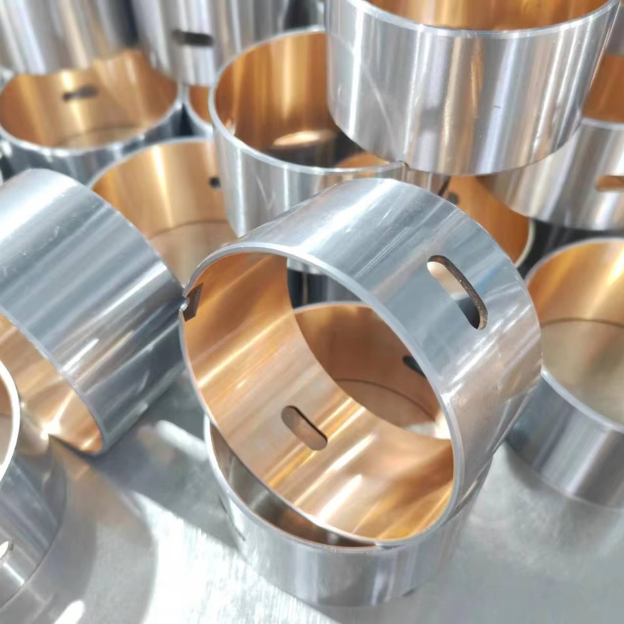 Bimetal Bush Bearing Engine Shaft Bush Manufacturer Brake Shoe Bushing